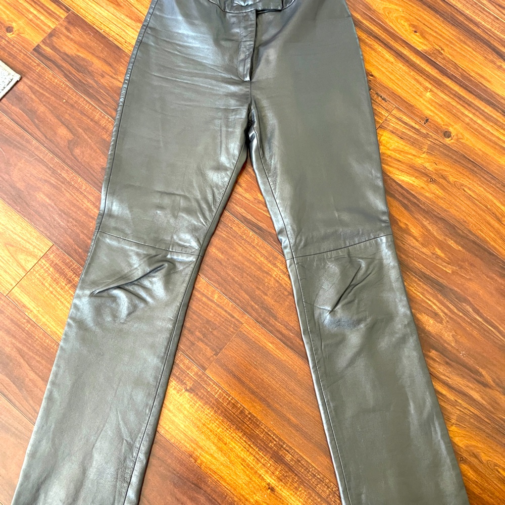 Leather pants from Saks!